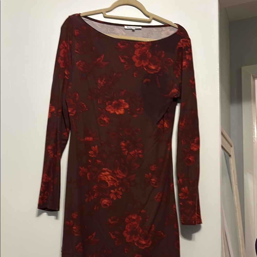 Reformation Floral Red Dress